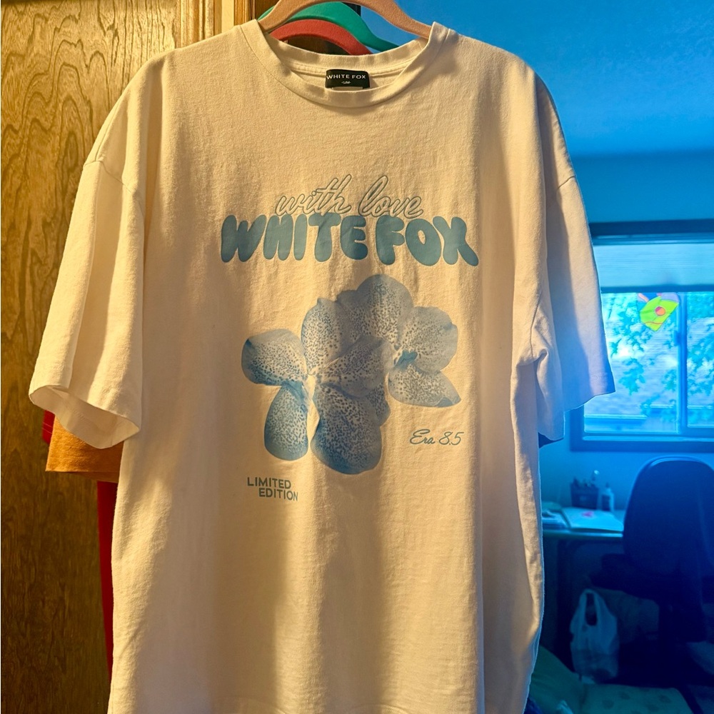 White Fox oversized tee